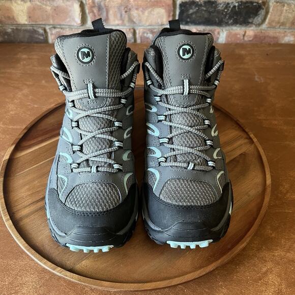 Merrell Womens Moab 2 Mid Gtx Hiking Boot Shoes Size 9.5 Gore Tex Sedona Sage - Picture 5 of 16